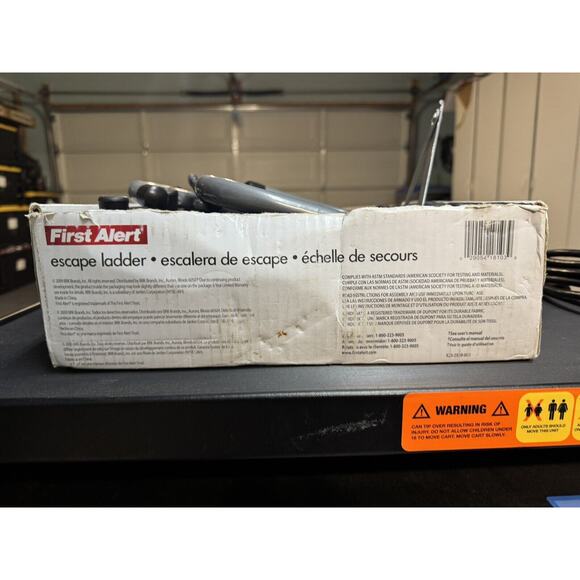 First Alert 14 ft Two Story Emergency Escape Ladder - Open Box, Damaged - Picture 4 of 9
